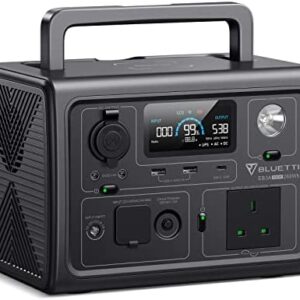 BLUETTI Portable Power Station EB3A, 268Wh LiFePO4 Battery Backup w/ 2 600W (1200W Surge) AC Outlets, Recharge from 0-80% in 30 Min., Solar Generator for Outdoor Camping (Solar Panel Optional)