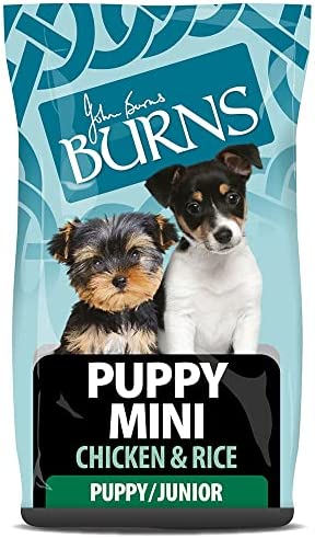 Burns Pet Nutrition Hypoallergenic Complete Dry Dog Food Puppy Mini Chicken and Rice 2 kg
