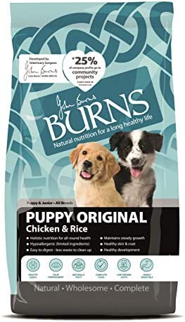 Burns Pet Nutrition Hypoallergenic Complete Dry Dog Food Puppy Original Chicken and Rice 2 kg