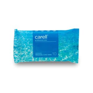 Carell Professional Care - Refreshing Personal Care Wipes - Pack of 10 Wipes - Gentle, Dermatologically Tested, Alcohol Free