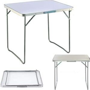 EFAN Folding Camping Table - 80x60x69cm, Portable Garden Lightweight Table, for Indoor or Outdoor use, Ideal for Picnic Party BBQ Dining Writing Study Reading Stand - 5 Year Warranty