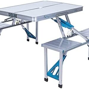Folding Camping Table Outdoor camping portable foldable square small coffee table detachable table for Outdoor Camping Picnic Barbecue Beach Fishing