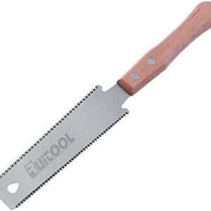 Handsaw Saw, SK5 Saws Japanese Double Edge Hand Saw 3 Side Teeth Woodworking Pull Saw for Fine and Coarsed Cutting Woodworking