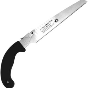 KAKURI Japanese Hand Saw for Bamboo Cutting, 8-1/4" Japanese Bamboo Saw with Plastic Sheath, Made in JAPAN, Easy Interchangeable Blade (41975)