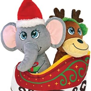 KONG Christmas/Holiday Occasions Sleigh Toy for Medium dogs