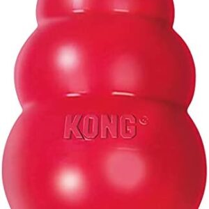 KONG - Classic Dog Toy - Durable Natural Rubber - Fun to Chew, Chase and Fetch - For Medium Dogs