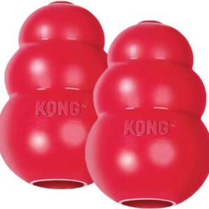 KONG Classic Medium Dog Toy Red Medium Pack of 2