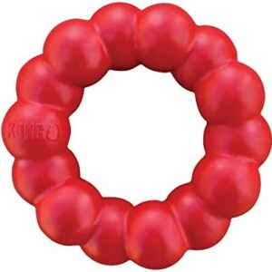 KONG - Ring - Durable Rubber Dog Chew Toy - For Medium/Large Dogs