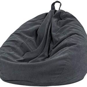 Nobildonna Storage Soft Toy Bean Bag Chair Cover Only Without Filling for Kids Adults. Lazy Sofa Beanbag Stuffed Animal (110x89cm)
