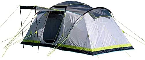OLPRO Outdoor Leisure Products Gemini 4.8m x 2.1m 4 Berth Vis-a-Vis Family Tent - 5000mm H/H Waterproof/UV Rating with canopy poles and sewn in groundsheet