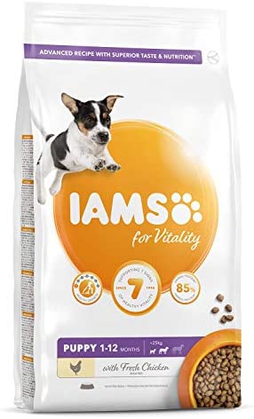 Other Iams Vitality Puppy Small & Medium Dog Food With Fresh Chicken 2kg, clear