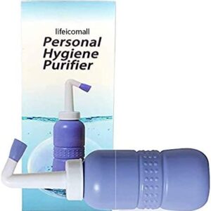 Portable Bidet Sprayer，Travel Bidet Bottle for Personal Hygiene Handheld ，Bidet Spray with No Air Lock Bottom Wiper Bottle(450ml)