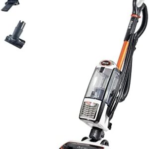 Shark Upright Vacuum Cleaner [NZ801UK] Powered Lift-Away with Anti-Hair Wrap Technology, White & Orange