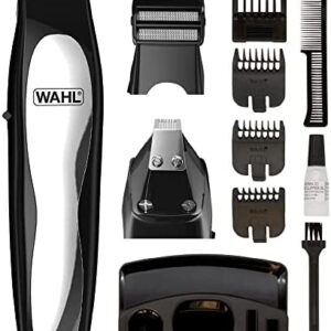 Wahl 8-in-1 Multigroomer, Men’s Body Trimmer, Hair Trimmers for Men, Ear and Nose Hair Trimmer, Beard and Stubble Trimmer, Male Grooming Set, Hair Removal, Body Groomer