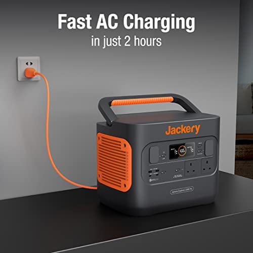 Jackery Solar Generator 2000 PRO, 2160WH Power Station and 2X SolarSaga 200W with 2x230V/2200W AC Outlets, Solar Mobile Lithium Battery Pack for Outdoor RV/Van Camping, Overlanding - Image 7