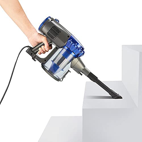 Akitas 600w Corded 3-in-1 Upright Turbo Handheld Stick Vacuum Cleaner Hoover Lightweight Compact Powered Spinning Brush Head for Hard Floor Carpet Car - Image 5