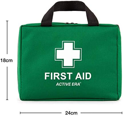 220 Piece Premium First Aid Kit Bag - Includes Eyewash, 2 x Cold (Ice) Packs and Emergency Blanket for Home, Office, Car, Caravan, Workplace, Travel and Sports (Green) - Image 8