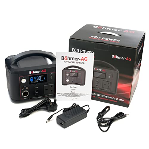 Böhmer-AG EcoPower 300W Portable Power Station Pure Sine Wave Solar Generator 220-240V 78000mAh/280.8Wh Fast & USB PD 60W Charge Outdoor, Camping, Travel, Home, Campervan & Fishing - Image 5