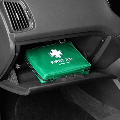 220 Piece Premium First Aid Kit Bag - Includes Eyewash, 2 x Cold (Ice) Packs and Emergency Blanket for Home, Office, Car, Caravan, Workplace, Travel and Sports (Green) - Image 9
