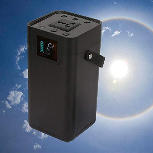 Jacksking Solar Generator, 200W 52500mAh Portable Solar Generator AC DC QC3.0 Energy Storage Power Supply 100-240V Portable Power Station(UK Plug) - Image 2