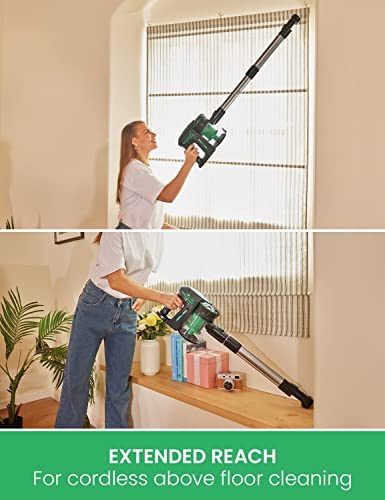 Vactidy Cordless Vacuum Cleaner, Blitz V8 Stick Vacuum Cleaner with 20Kpa Powerful Suction, Up to 35mins with Detachable Battery, Lightweight Hoover Cordless for Hardwood Floor Carpet Pet Hair - Image 8