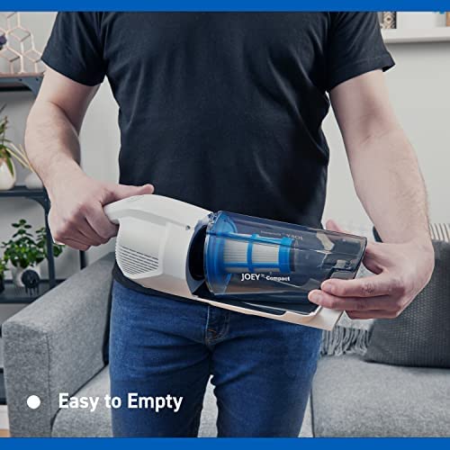 Vacmaster Joey Compact - Small Cordless Upright Vacuum with detaching Mini Handheld Vacuum Cleaner. Features Powered Brushbar, HEPA 13 Filter, and LED Lights. Charging dock included. - Image 7