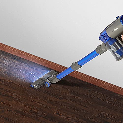 Akitas 600w Corded 3-in-1 Upright Turbo Handheld Stick Vacuum Cleaner Hoover Lightweight Compact Powered Spinning Brush Head for Hard Floor Carpet Car - Image 4
