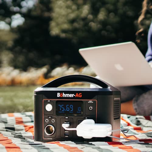 Böhmer-AG EcoPower 300W Portable Power Station Pure Sine Wave Solar Generator 220-240V 78000mAh/280.8Wh Fast & USB PD 60W Charge Outdoor, Camping, Travel, Home, Campervan & Fishing - Image 4