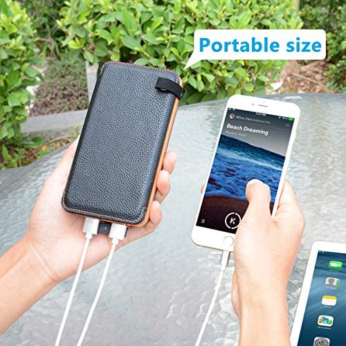 FEELLE Solar Charger 25000mAh Power Bank with Dual 2.1A USB Ports, 4 Solar Panels External Battery Pack Outdoor Waterproof Solar Phone Chargers for Smartphone, Tablets, Camera and Other Devices - Image 8