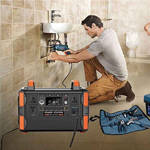 Ariyuan 1000W Portable Power Station,1048Wh/327500mAh Camping Battery Power Pack,Outdoors Camping Fishing Travel Solar Generator (1000W,Lithium iron phosphate battery Pack) - Image 6