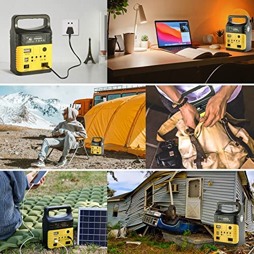 SOYOND Portable Power Station , 7500mAh Solar Generator with Solar Panel for Outdoor Camping Emergency Fishing Travel Party RV Trip with USB DC Outlet Mini Generator (Solar Panel Included) - Image 8