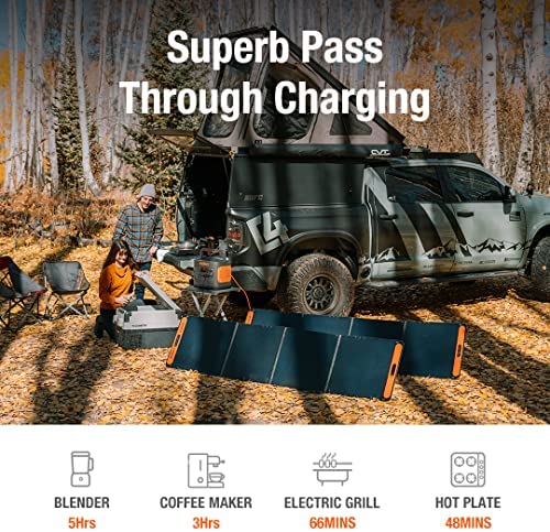 Jackery Solar Generator 2000 PRO, 2160WH Power Station and 2X SolarSaga 200W with 2x230V/2200W AC Outlets, Solar Mobile Lithium Battery Pack for Outdoor RV/Van Camping, Overlanding - Image 6