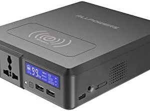 ALLPOWERS Portable Power Station, 154Wh Portable Power Source, 220V/200W/41600mAh Portable Backup Battery with Wireless Charge, Portable Solar Generator for Outdoor Camping Travel RV Emergency