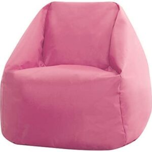 Bean Bag Bazaar Kids Mini Hi-Rest Chair, Bean Bags for Children, Girls and Boys Kids Bean Bag Chair, Bedroom, Living Room, Garden (Rose Dust Pink)