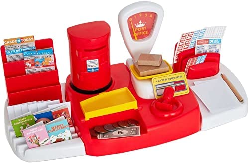Casdon Post Office,Toy Post Office for Children Aged 3+, Equipped with Several Essential Items for Customers and Shopkeepers Alike
