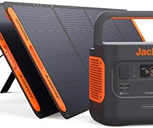 Jackery Solar Generator 2000 PRO, 2160WH Power Station and 2X SolarSaga 200W with 2x230V/2200W AC Outlets, Solar Mobile Lithium Battery Pack for Outdoor RV/Van Camping, Overlanding