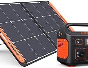 Jackery Solar Generator 500, 518WH Power Station with SolarSaga100W Solar Panel, Mobile Lithium Battery Pack for Holiday RV Camping, Outdoor Adventure, Emergency