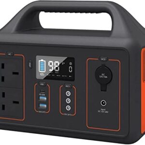 Tatoonly Portable Power Station,600W/461Wh Backup Lithium Battery Supply,124800mAh Solar Generator with 230V AC Outlet,Energy Storage Power for Emergency Outdoor Camping Travel,Hunting,Blackout