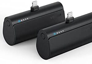 VEGER 2 Packs of 5000mAh Portable Chargers for iPhone,Mini Power Bank 20W Fast Charging Battery Pack Compatible with iPhone 14/14 Pro/14 Pro Max/14 Plus/13/12/11 /XS/XR/X/8/7/6s/Plus and More