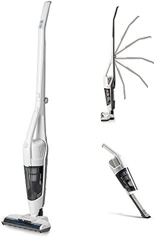 Vacmaster Joey Compact - Small Cordless Upright Vacuum with detaching Mini Handheld Vacuum Cleaner. Features Powered Brushbar, HEPA 13 Filter, and LED Lights. Charging dock included.