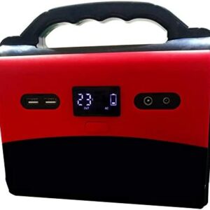 200w Portable Power Station, 110v220v Pure Sine Wave Power Station Inverter 46800mAh 12V AC Socket 5V DC USBx2 for Outdoor Camping Fishing CPAP Emergency