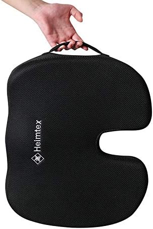 EDS Memory Foam Seat Cushion for Office Chair Breathable Seat Pads Orthopedic Chair Cushion For Car Seats Desk Chairs Gaming And Computer Chairs Non-Slip Coccyx Cushion Washable Removable Cover Black - Image 5