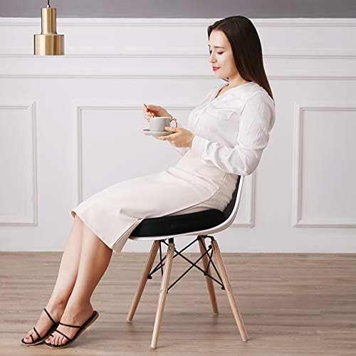 EDS Memory Foam Seat Cushion for Office Chair Breathable Seat Pads Orthopedic Chair Cushion For Car Seats Desk Chairs Gaming And Computer Chairs Non-Slip Coccyx Cushion Washable Removable Cover Black - Image 8