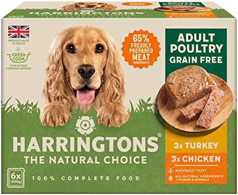 Harringtons Grain Free Hypoallergenic Wet Dog Food Poultry, 6 x 400g - Image 2