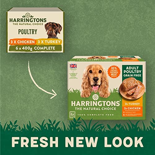 Harringtons Grain Free Hypoallergenic Wet Dog Food Poultry, 6 x 400g - Image 8
