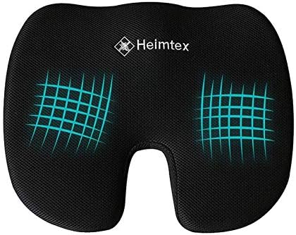EDS Memory Foam Seat Cushion for Office Chair Breathable Seat Pads Orthopedic Chair Cushion For Car Seats Desk Chairs Gaming And Computer Chairs Non-Slip Coccyx Cushion Washable Removable Cover Black - Image 6