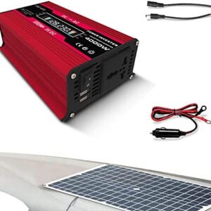 Eayoly Portable Power Station,Power Station With 18W Solar Panel | Power Station Backup Generators With 220V AC Outlet For Outdoor RV Van Camping, Overlanding