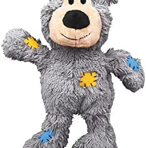 KONG Wild Knots Bear Dog Toy, Medium/Large Colours Vary