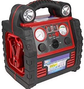 Streetwize - 6 In 1 Portable Power Station, 12V Jump Starter - 400 Amp AC Outlet - Camping, Travelling, Emergency Power Station, Generator
