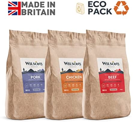 Wilsons - Working Dog Cold Pressed Dry Dog Food, Hypoallergenic, Grain Free, Natural Ingredients, Suitable for Adult Dogs and Puppies 2 Months and Up (Chicken) (15kg) - Image 8
